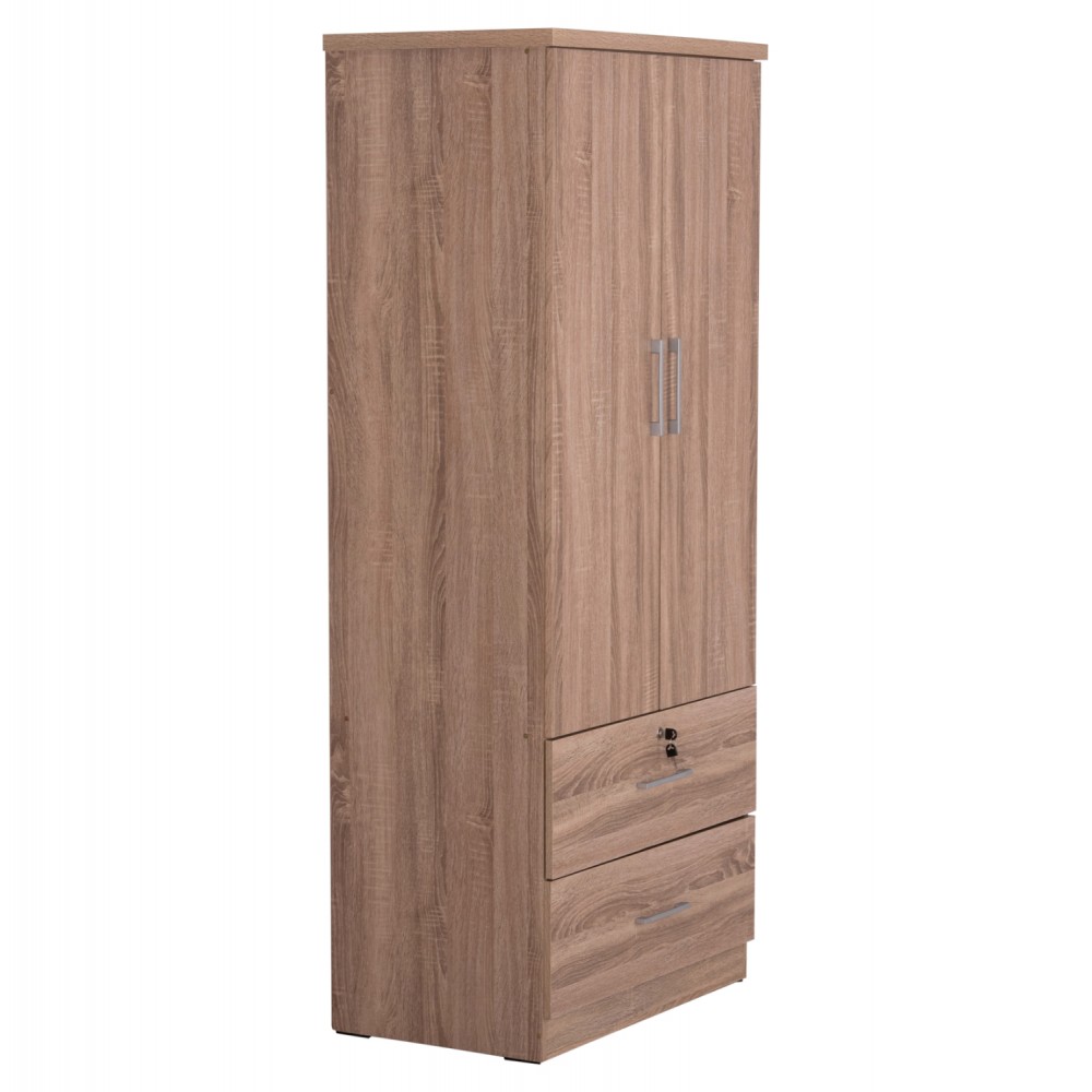 ΝΤΟΥΛΑΠΑ ΜΕ ΣΥΡΤΑΡΙΑ REINA HM2484.11 SONAMA OAK ΜΕΛΑΜΙΝΗ 80x48x183Υεκ.