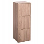 ΝΤΟΥΛΑΠΙ ΜΕ 3 ΑΠΟΘ. ΧΩΡΟΥΣ SORIANO HM9939.11 SONAMA OAK ΜΕΛΑΜΙΝΗ 40x39x119Υεκ.