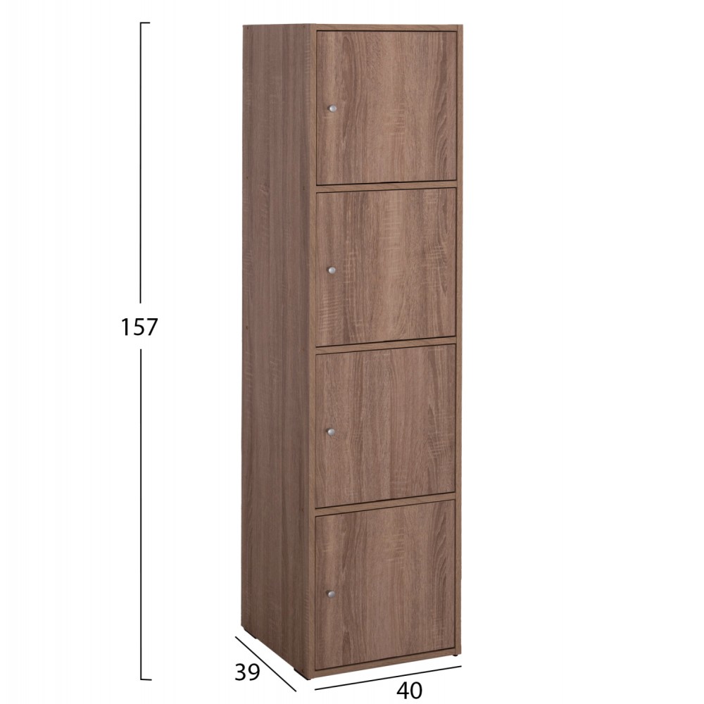 ΝΤΟΥΛΑΠΙ SORIANO HM9940.11 SONAMA OAK ΜΕΛΑΜΙΝΗ 40x39-41x157Υεκ.