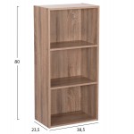 ΡΑΦΙΕΡΑ ΤΟΙΧΟΥ CUBICON HM9941.02 SONAMA OAK ΜΕΛΑΜΙΝΗ 38,5x23,5x80Υεκ.