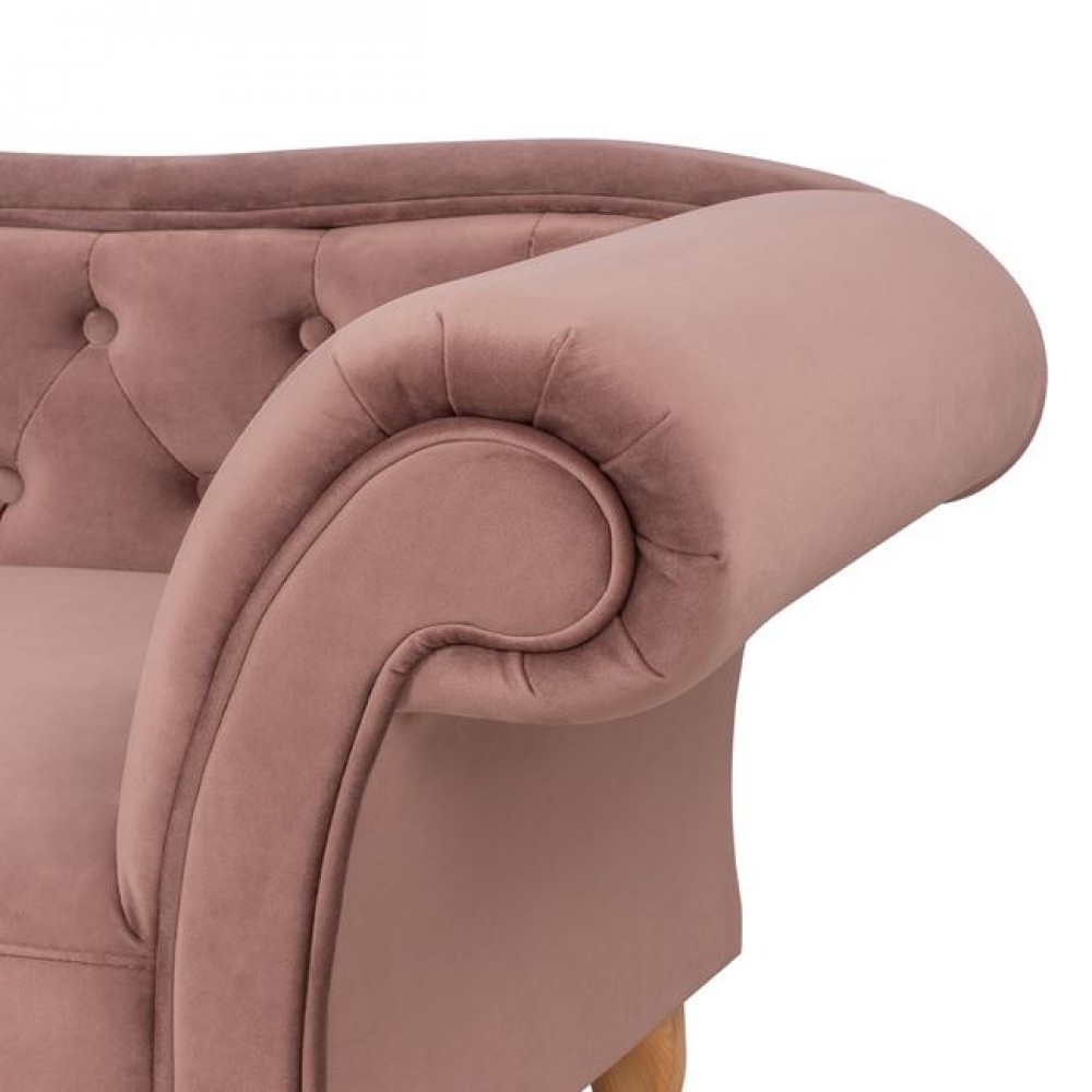 ΑΝΑΚΛΙΝΔΡΟ T.CHESTERFIELD NIOVI HM3007.05 ΣΑΠΙΟ ΜΗΛΟ ΒΕΛΟΥΔΟ-ΠΟΔΙΑ ΦΥΣΙΚΟ 187x61x82Υεκ