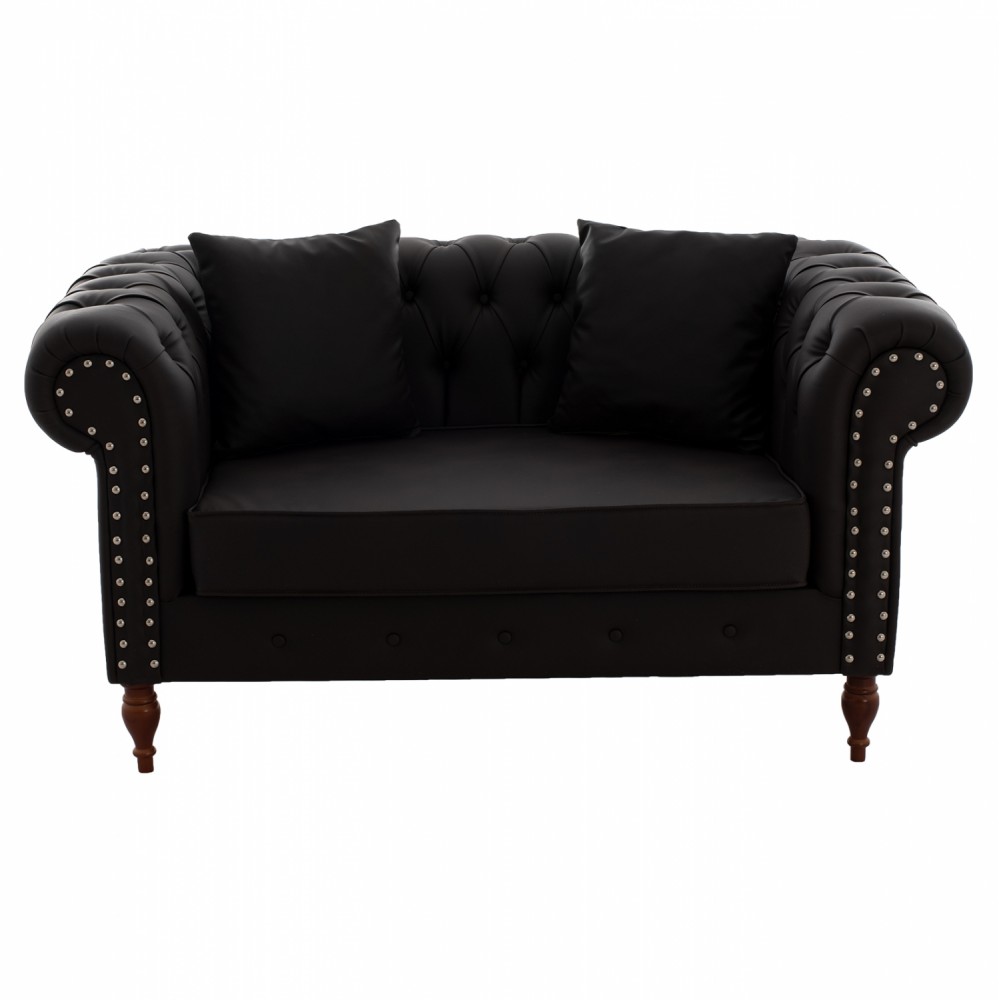 ΚΑΝΑΠΕΣ 2ΘΕΣΙΟΣ Τ. CHESTERFIELD CIELLE ΣΕ ΧΡΩΜΑ ΚΑΦΕ HM3184.03 152x85x80 εκ.