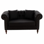 ΚΑΝΑΠΕΣ 2ΘΕΣΙΟΣ Τ. CHESTERFIELD CIELLE ΣΕ ΧΡΩΜΑ ΚΑΦΕ HM3184.03 152x85x80 εκ.