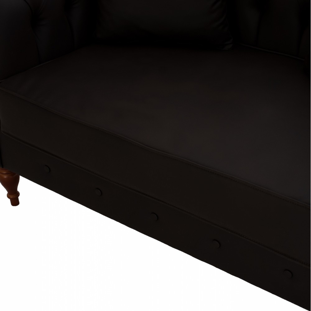 ΚΑΝΑΠΕΣ 2ΘΕΣΙΟΣ Τ. CHESTERFIELD CIELLE ΣΕ ΧΡΩΜΑ ΚΑΦΕ HM3184.03 152x85x80 εκ.