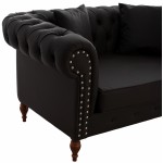 ΚΑΝΑΠΕΣ 2ΘΕΣΙΟΣ Τ. CHESTERFIELD CIELLE ΣΕ ΧΡΩΜΑ ΚΑΦΕ HM3184.03 152x85x80 εκ.