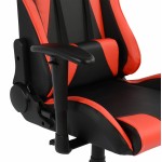 ΚΑΡΕΚΛΑ ΓΡΑΦΕΙΟΥ GAMING HM1062.01 SPEED ΜΑΥΡΟ ΚΟΚΚΙΝΟ PU 68,5 x 71,5 x 133,5 εκ.