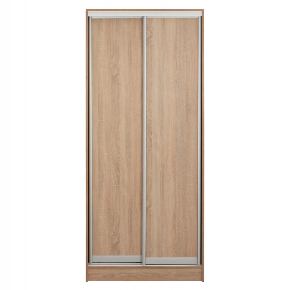 ΝΤΟΥΛΑΠΑ ΣΥΡΟΜΕΝΗ ADLER ΜΕΛΑΜΙΝΗΣ 90x45x210Yεκ. SONAMA OAK 2ΦΥΛΛΗ HM2436.01