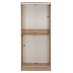 ΝΤΟΥΛΑΠΑ ΣΥΡΟΜΕΝΗ ADLER ΜΕΛΑΜΙΝΗΣ 90x45x210Yεκ. SONAMA OAK 2ΦΥΛΛΗ HM2436.01