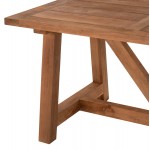 ΤΡΑΠΕΖΙ ΤΡΑΠΕΖΑΡΙΑΣ HM7922 PLUTON RECYCLED TEAK ΣΕ ΦΥΣΙΚΟ ΧΡΩΜΑ 200X100X75Yεκ.