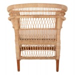 ΠΟΛΥΘΡΟΝΑ MALAWI HM9635.04 ΞΥΛΟ ΜΑΟΝΙ ΕΠΕΝΔΥΣΗ RATTAN ΛΕΥΚΟ ΜΑΞΙΛΑΡΙ ΚΑΘΙΣΜΑΤΟΣ 80x70x86Υεκ.