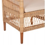 ΠΟΛΥΘΡΟΝΑ MALAWI HM9635.04 ΞΥΛΟ ΜΑΟΝΙ ΕΠΕΝΔΥΣΗ RATTAN ΛΕΥΚΟ ΜΑΞΙΛΑΡΙ ΚΑΘΙΣΜΑΤΟΣ 80x70x86Υεκ.