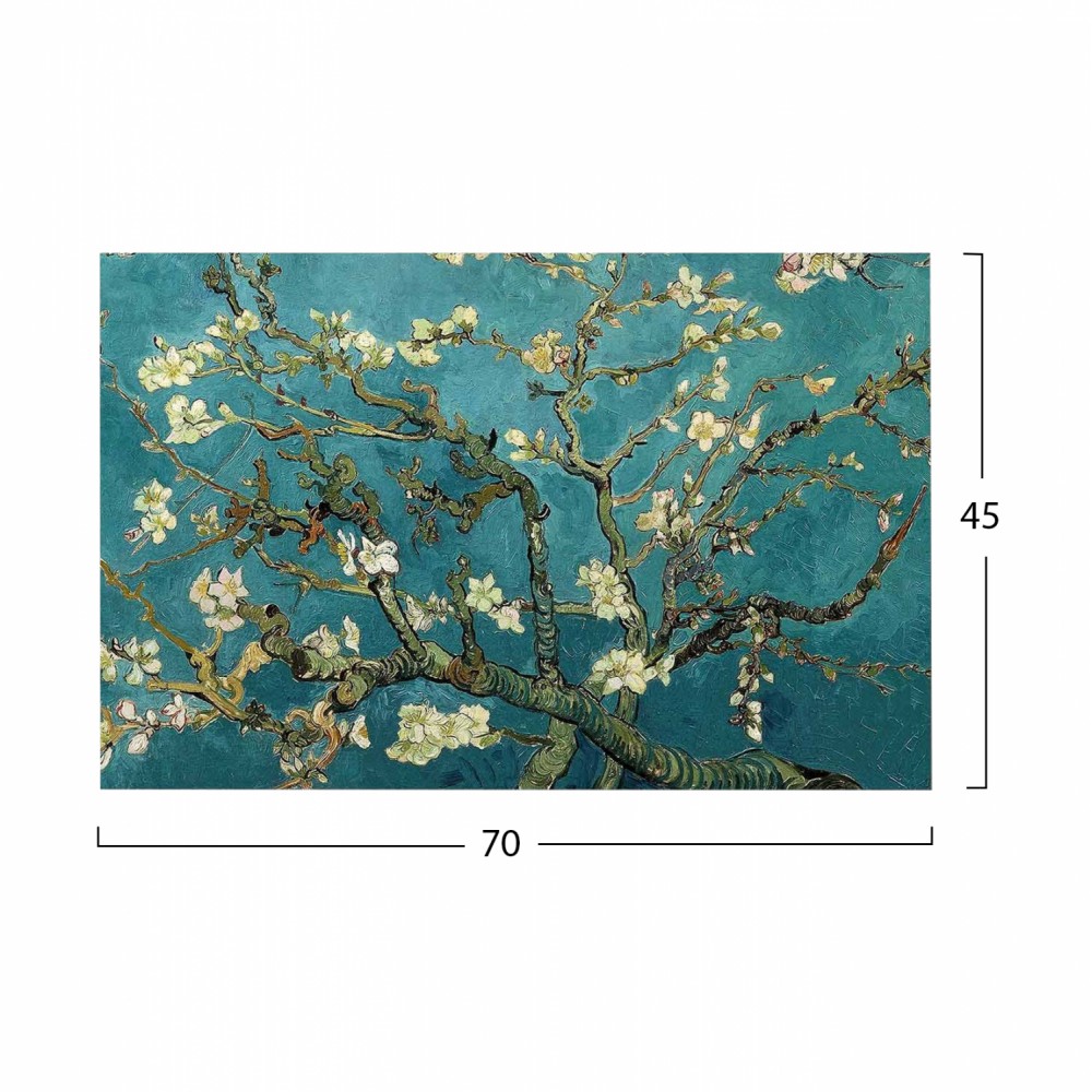 ΠΙΝΑΚΑΣ ΤΥΠΟΥ ALMOND TREE HM7193.03 70X45X3 εκ.