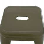 ΣΚΑΜΠΟ BAR ΜΕΤΑΛΛΙΚΟ MELITA ΣΕ DARK OLIVE GREEN HM8642.03 43x43x78 εκ.