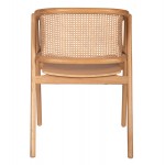 ΠΟΛΥΘΡΟΝΑ KENLEE HM9872 ΦΡΑΞΙΝΟΣ ΚΑΙ ΦΥΣΙΚΟ RATTAN RATTAN ΣΕ ΦΥΣΙΚΟ 57,5x55x81Yεκ.