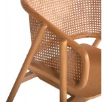 ΠΟΛΥΘΡΟΝΑ KENLEE HM9872 ΦΡΑΞΙΝΟΣ ΚΑΙ ΦΥΣΙΚΟ RATTAN RATTAN ΣΕ ΦΥΣΙΚΟ 57,5x55x81Yεκ.