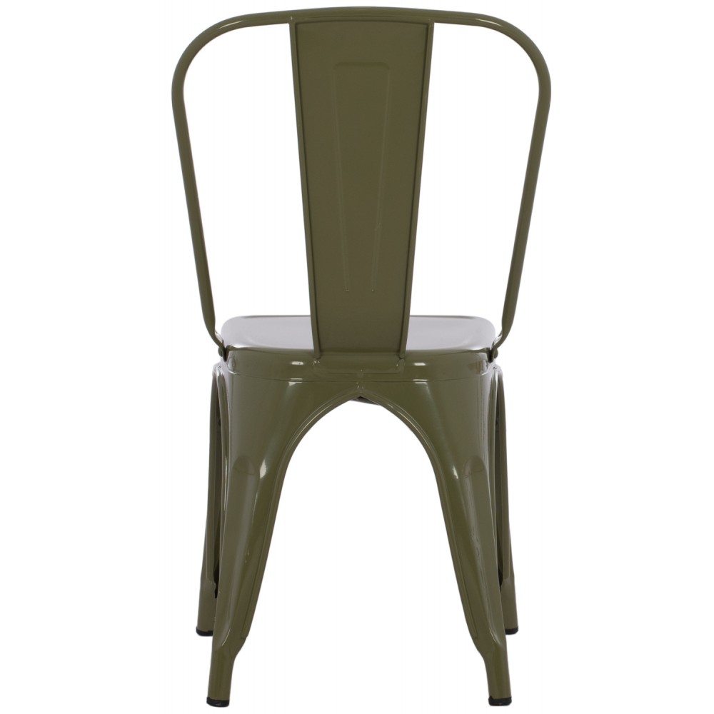 ΚΑΡΕΚΛΑ ΜΕΤΑΛΛΙΚΗ MELITA-PRO HM8641.43 ΣΕ DARK OLIVE GREEN 43x50x82Υεκ.