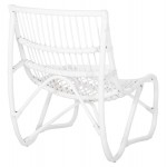 ΠΟΛΥΘΡΟΝΑ GRINN HM9815.03 ΡΑΒΔΟΙ RATTAN ΣΕ ΛΕΥΚΟ 56,5x73,5x79,5Υ εκ.