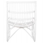 ΠΟΛΥΘΡΟΝΑ GRINN HM9815.03 ΡΑΒΔΟΙ RATTAN ΣΕ ΛΕΥΚΟ 56,5x73,5x79,5Υ εκ.