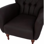 ΠΟΛΥΘΡΟΝΑ ΜΠΕΡΖΕΡΑ Τ. CHESTERFIELD ΣΕ ΧΡΩΜΑ ΚΑΦΕ HM9217.03 87x88x100 εκ.