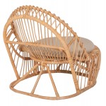 ΠΟΛΥΘΡΟΝΑ ENTROPY HM9840.01 RATTAN ΦΥΣΙΚΟ ΜΕ ΕΚΡΟΥ ΜΑΞΙΛΑΡΙ 80x97x85Υεκ.