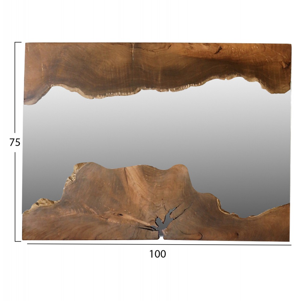ΚΑΘΡΕΠΤΗΣ HM9364 ΑΠΟ ΜΑΣΙΦ ΞΥΛΟ ΤEAK ΦΥΣΙΚΟ 100X75YΕΚ.
