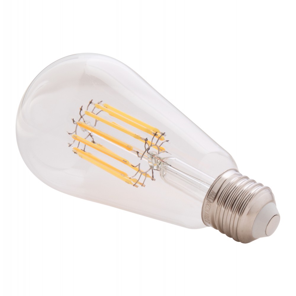 ΛΑΜΠΤΗΡΑΣ HM4189.01 LED FILAMENT 12W E27 3000K ΔΙΑΦΑΝΟΣ