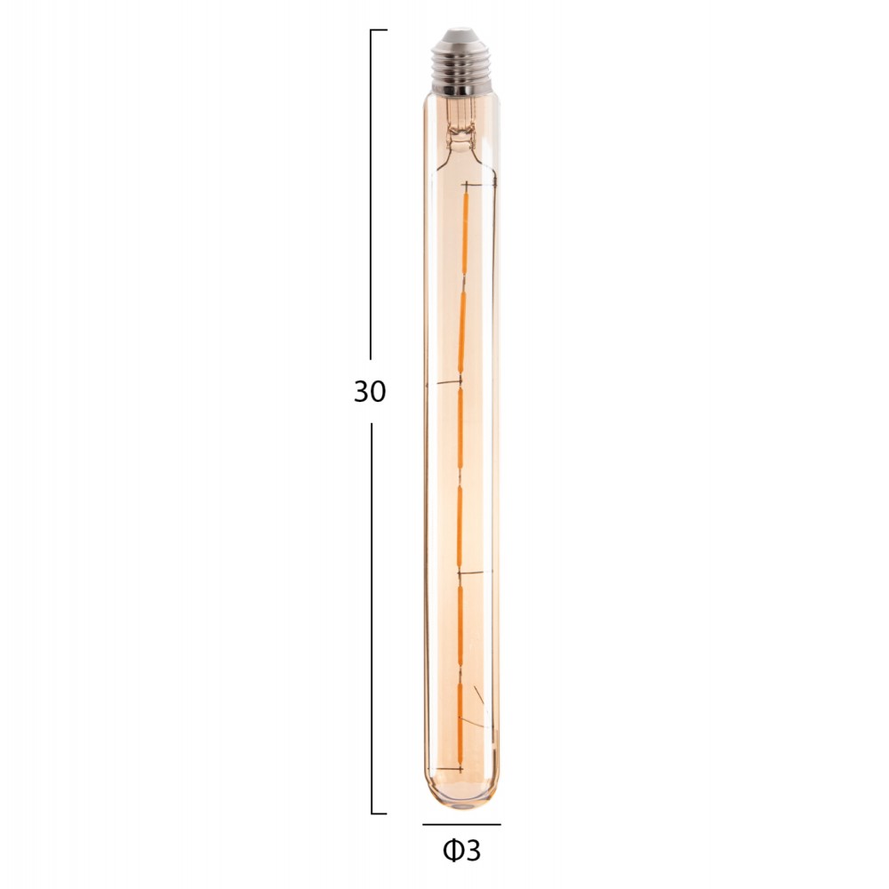 ΛΑΜΠΤΗΡΑΣ HM4190 LED FILAMENT 6W E27 3000K ΧΡΥΣΟ DIMMABLE