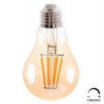 ΛΑΜΠΤΗΡΑΣ HM4045 LED FILAMENT 8W E27 3000K GOLD DIMMABLE