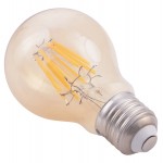 ΛΑΜΠΤΗΡΑΣ HM4045 LED FILAMENT 8W E27 3000K GOLD DIMMABLE