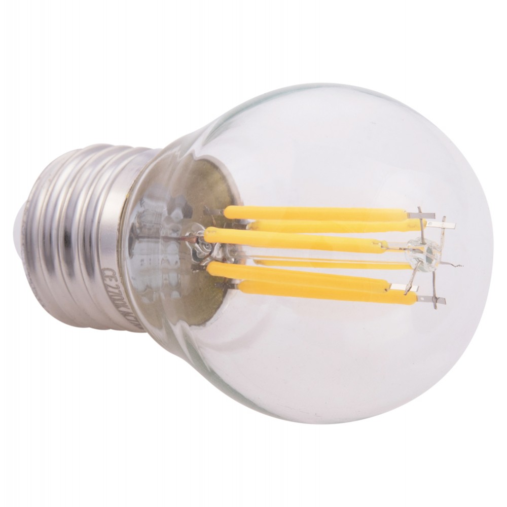 ΛΑΜΠΤΗΡΑΣ HM4046.01 LED FILAMENT 6W E27 3000K ΔΙΑΦΑΝΟ DIMMABLE