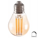 ΛΑΜΠΤΗΡΑΣ HM4046.02 LED FILAMENT 6W E27 3000K GOLD DIMMABLE