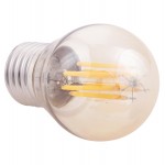 ΛΑΜΠΤΗΡΑΣ HM4046.02 LED FILAMENT 6W E27 3000K GOLD DIMMABLE