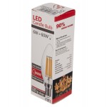 ΛΑΜΠΤΗΡΑΣ LED FILAMENT 4W E14 3000K ΧΡΥΣΟ DIMMABLE HM4048.02