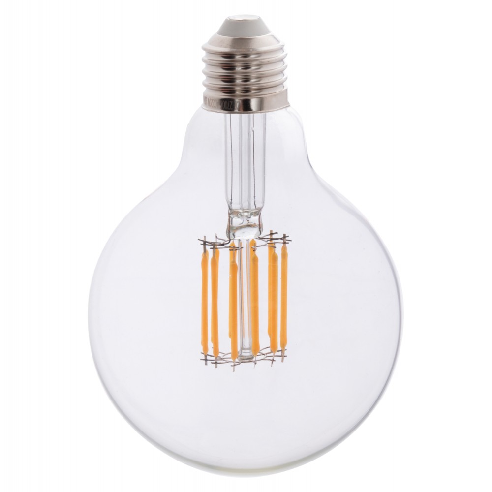 ΛΑΜΠΤΗΡΑΣ GLOBO LED FILAMENT 12W E27 3000K ΔΙΑΦΑΝΟΣ HM4049.01