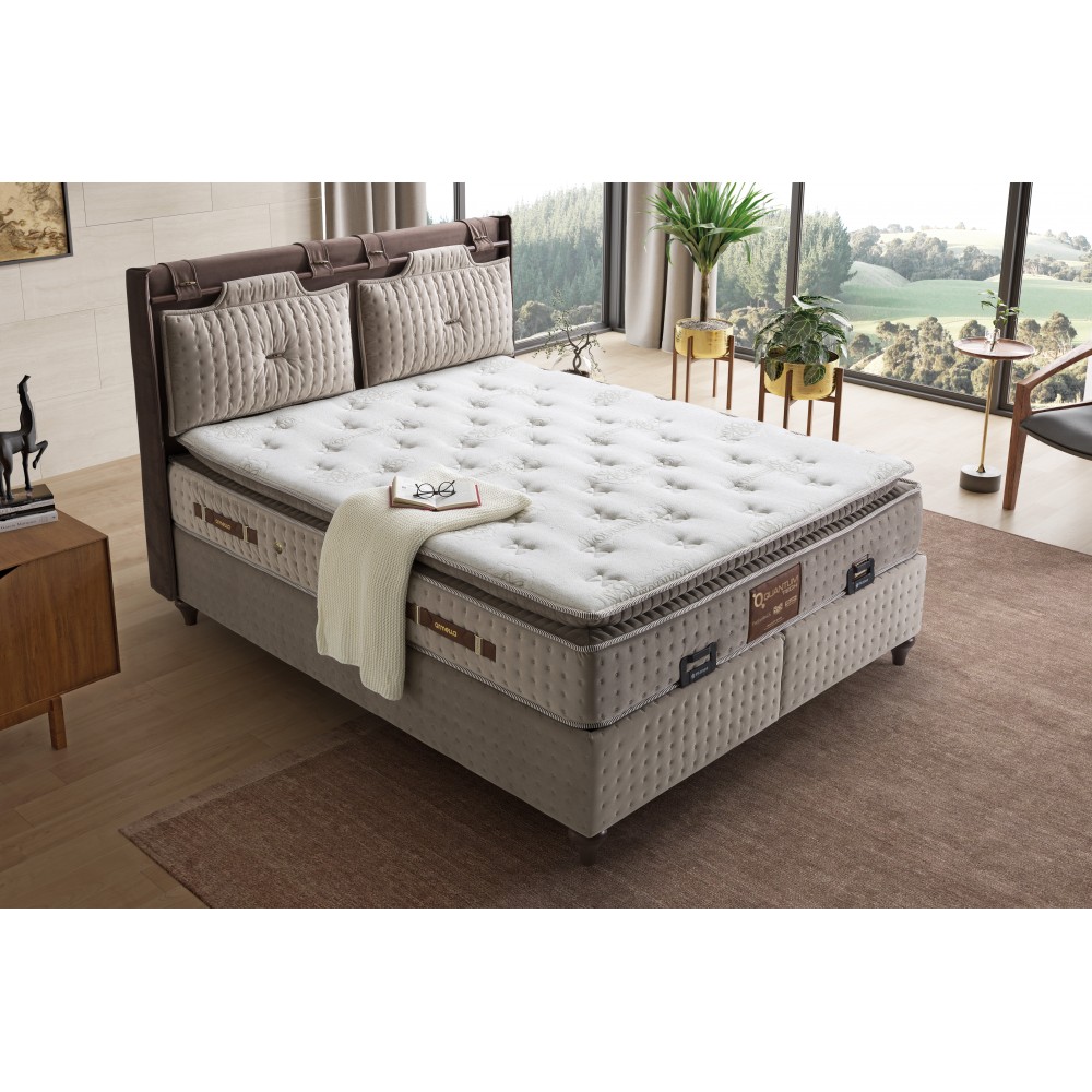 Στρώμα ''QUANTUM TECK'' pocket spring+gel memory foam+latex 36-38cm 160x200