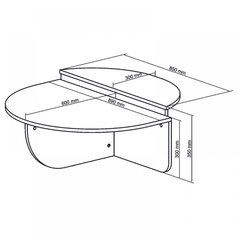 Τραπεζάκι σαλονιού Nilvia Megapap χρώμα sapphire oak Ø85x35εκ.