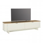 Έπιπλο τηλεόρασης Bohema Megapap χρώμα ivory - sepet oak 180x47x45,6εκ.