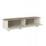 Έπιπλο τηλεόρασης Bohema Megapap χρώμα ivory - sepet oak 180x47x45,6εκ.