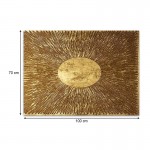 Πίνακας σε καμβά "Golden Sun" Megapap ψηφιακής εκτύπωσης 100x70x3εκ.