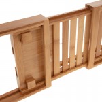 Πλατό μπανιέρας Platon pakoworld φυσικό bamboo 70x15x4,5εκ