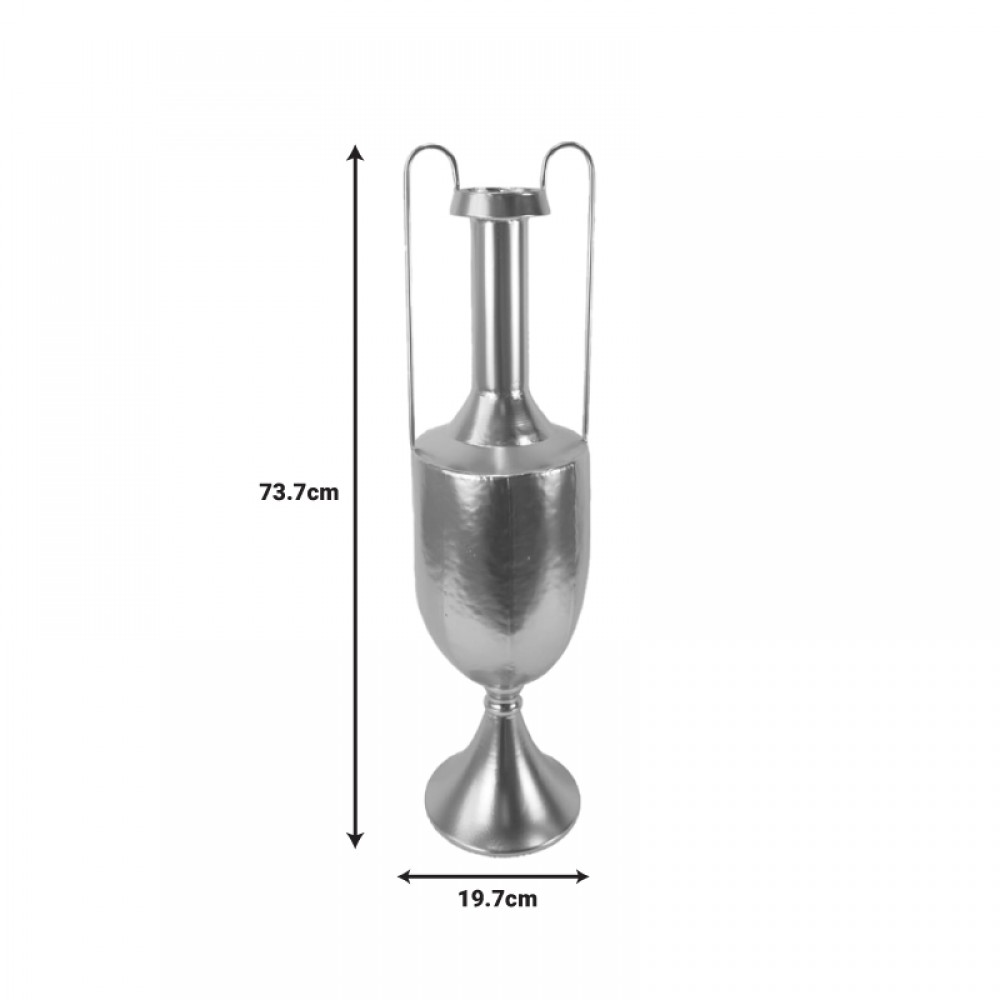 Διακοσμητικό βάζο δαπέδου Dion Inart μέταλλο σε χρυσή απόχρωση 19.7x19.1x73.7εκ