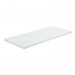 Ανώστρωμα Casmeriane pakoworld roll pack λευκό ύφασμα-memory foam 100x200x5εκ