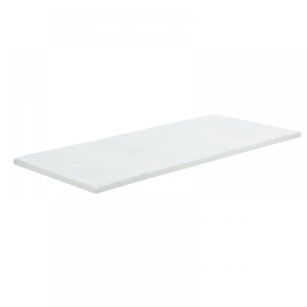 Ανώστρωμα Casmeriane pakoworld roll pack λευκό ύφασμα-memory foam 120x200x5εκ