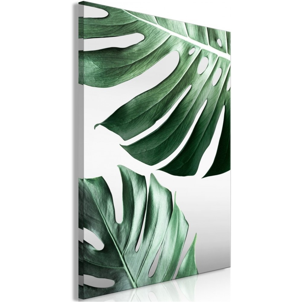 Πίνακας - Monstera Leaves (1 Part) Vertical - 40x60