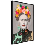 Αφίσα - Charismatic Frida - 30x45 - Μαύρο - Χωρίς πασπαρτού